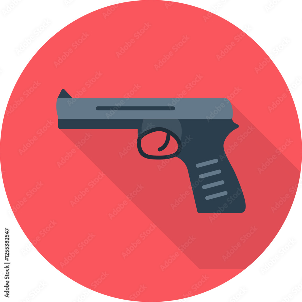Unique Pistol Vector Icon Unique Pistol Vector Icon