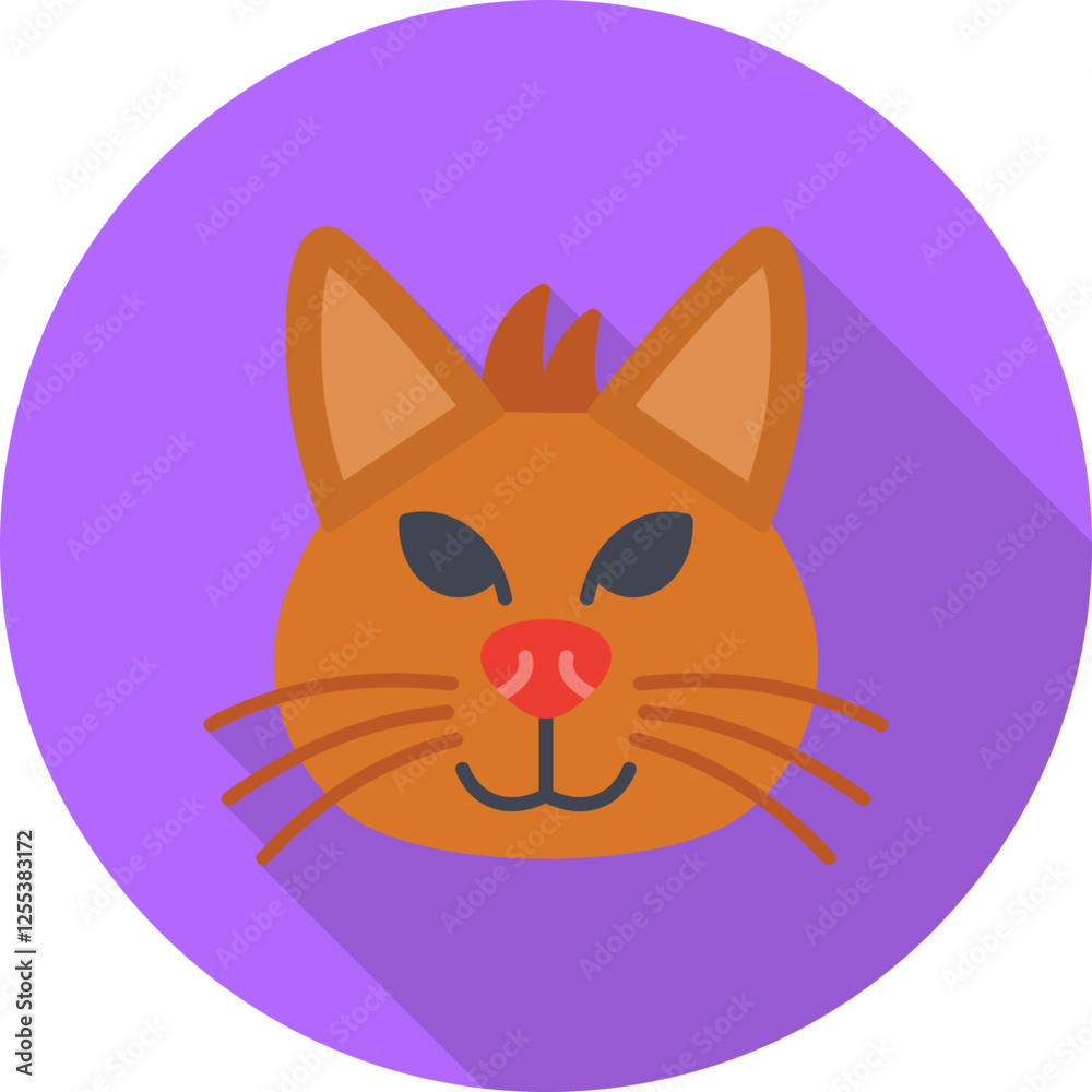 Fototapeta premium Cat Vector Icon