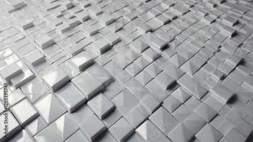Geometric Triangle and Square Texture - Minimalist Tech Background for Creative Projects