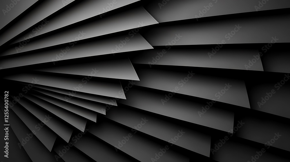 Obraz premium Abstract dark grey geometric design (2)