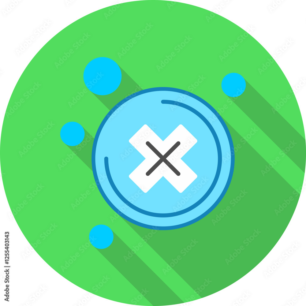 Obraz premium Close Vector Icon