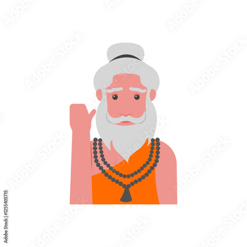 Guru, Diwali, Hindu, Indian Symbol Illustration