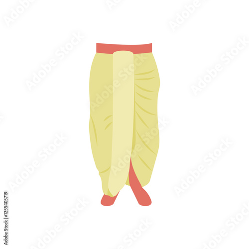 Dhoti, Diwali, Hindu, Indian Symbol Illustration