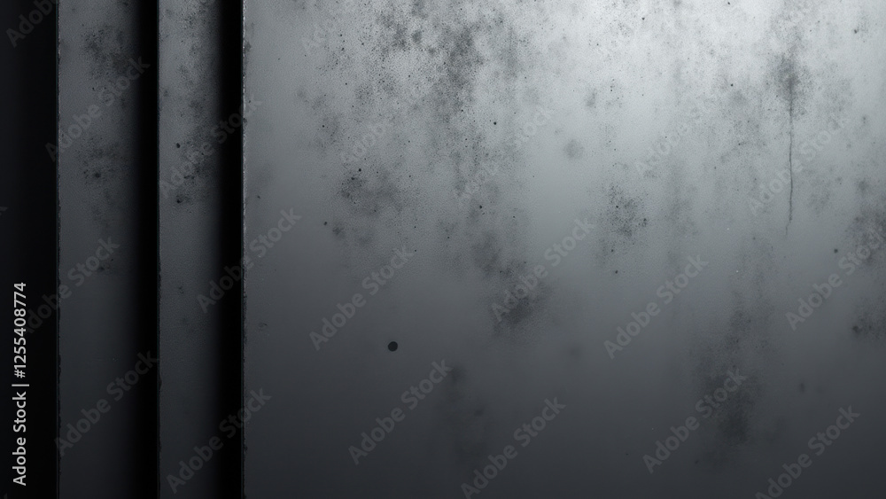 Acoustic foam wall tiles with black edges.