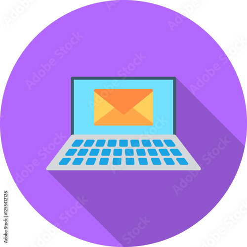 Unique Emails Vector Icon