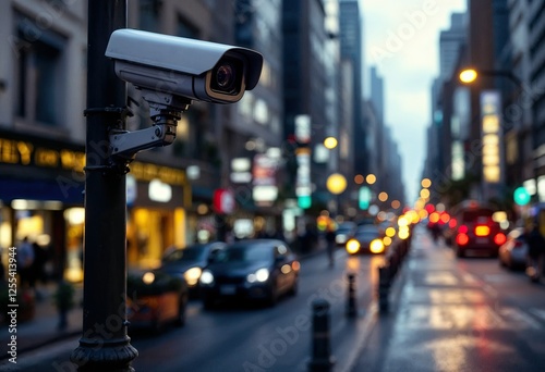 Wallpaper Mural closed circuit cameras cctv on the streets of the big city Torontodigital.ca