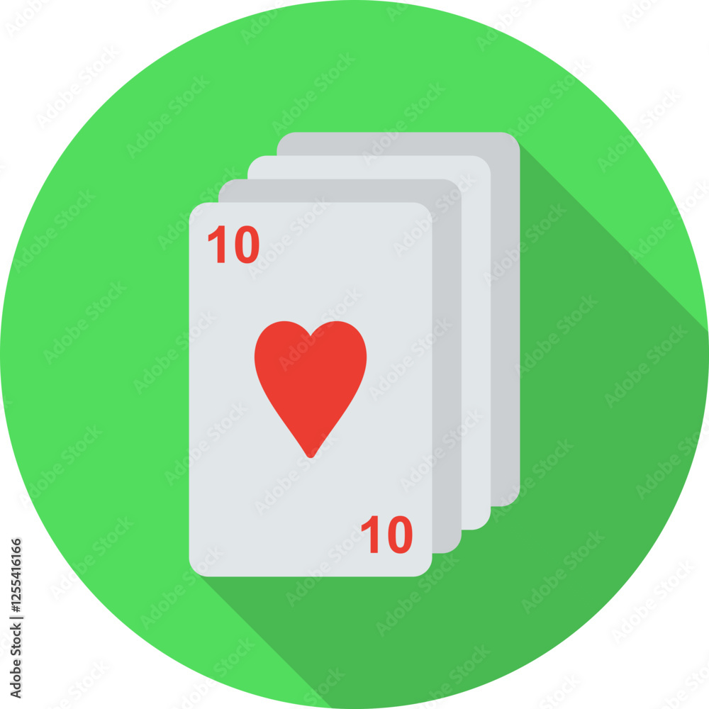 Deck of Cards Vector Icon Deck of Cards Vector Icon