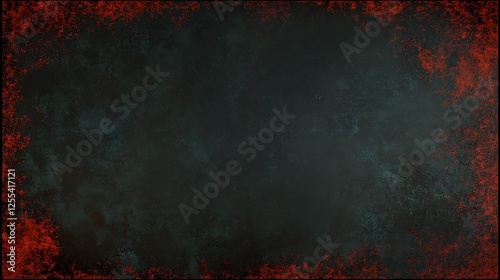 Dark textured background, red border
