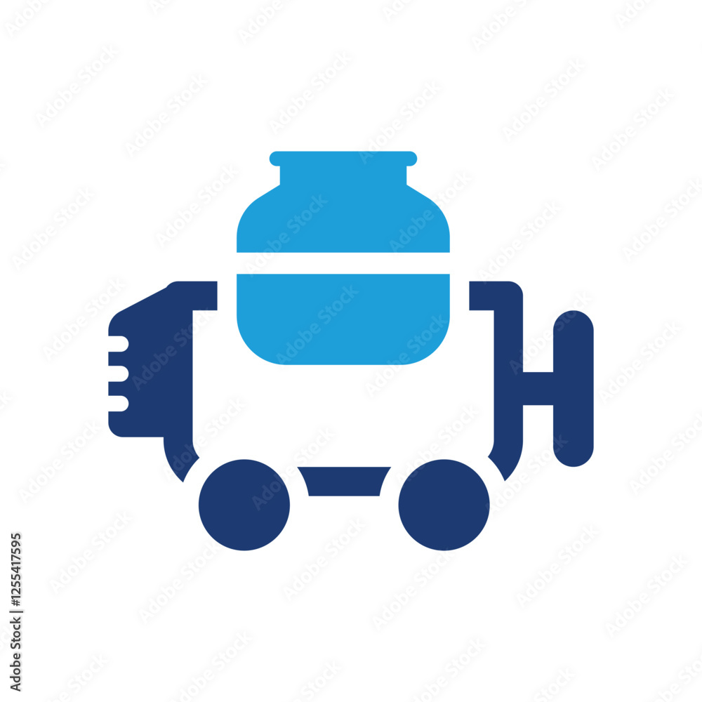 Concrete mixer icon