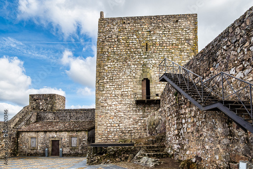 Foto The Fort and Castelo of Marvao on the Hill of Castelo de Marvao in Alentejo, Por