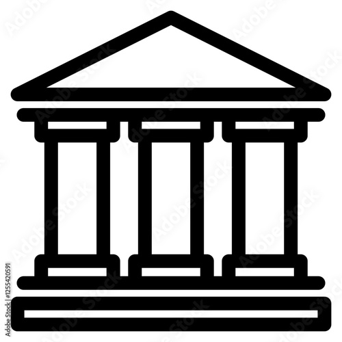 public administration single icon