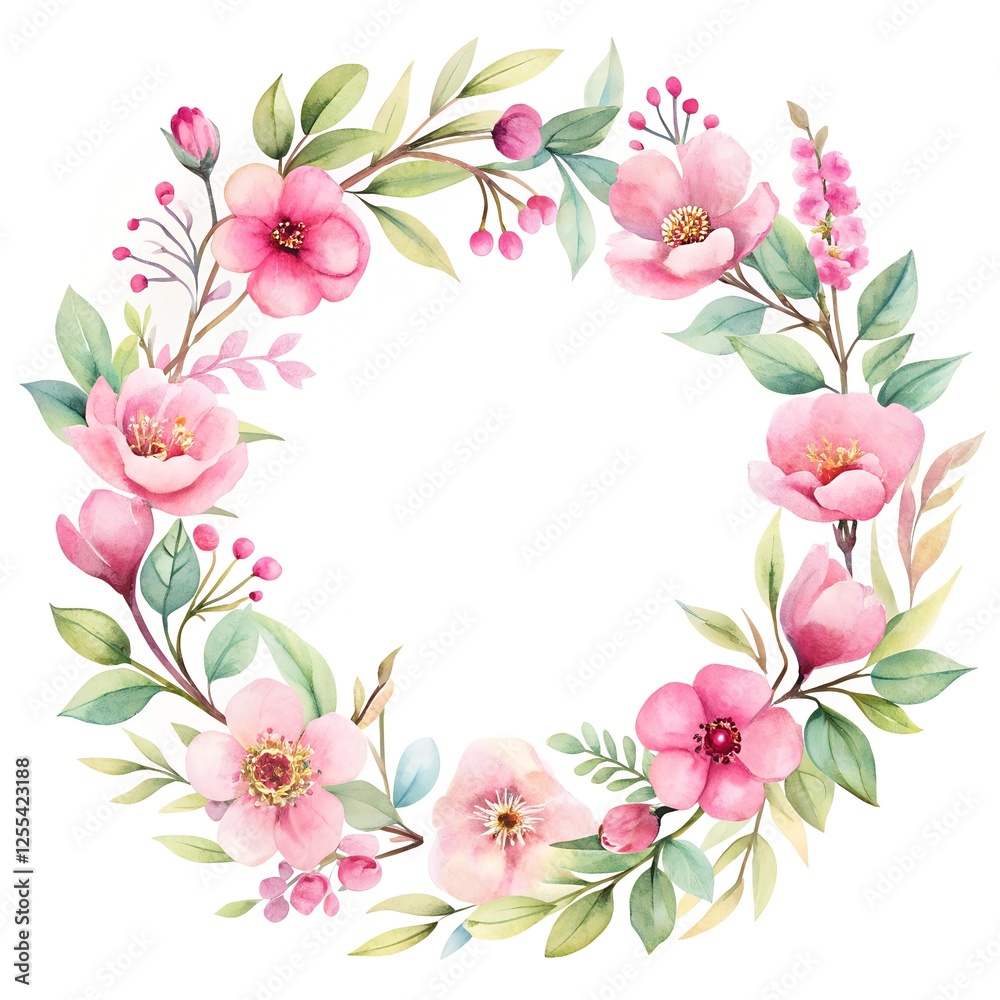 Spring and summer Background watercolor arrangements with small flower. Spring and summer Background watercolor arrangements with small flower.