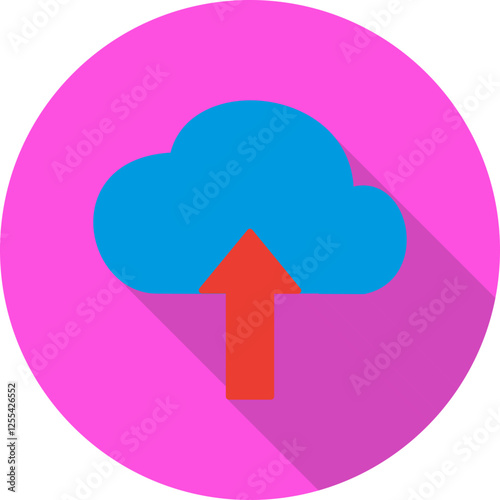 Upload to Cloud Vector Icon