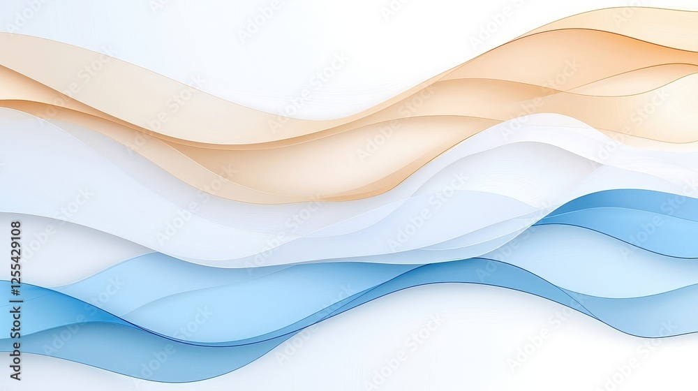 Soft Flowing Waves in Pastel Colors Creating a Calm and Serene Background Design Soft Flowing Waves in Pastel Colors Creating a Calm and Serene Background Design