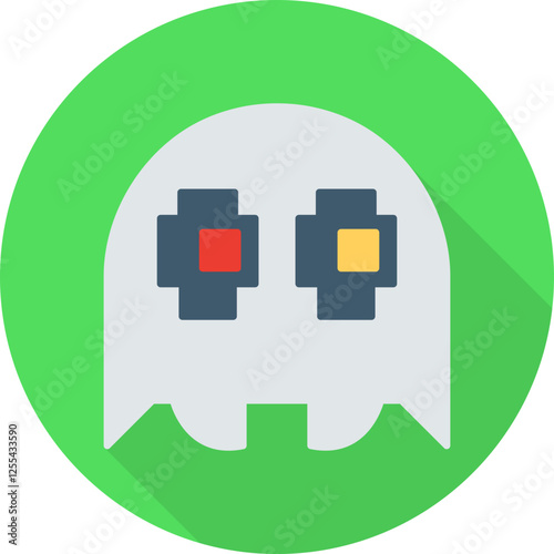 Unique Game Character Vector Icon photo