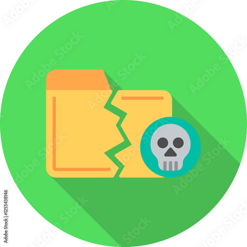 Infected Files Vector Icon
