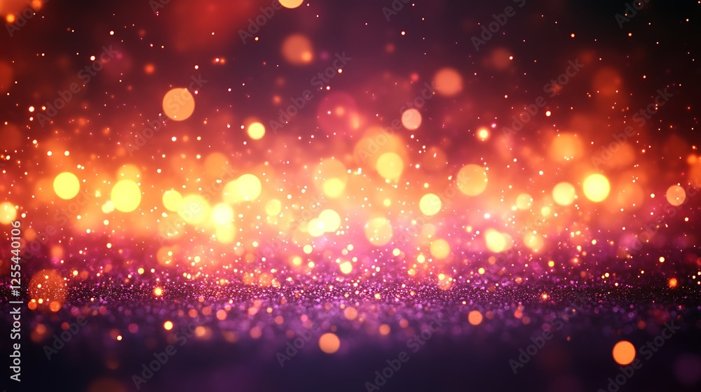 Obraz premium Glittering Lights and Sparkle Abstract Background