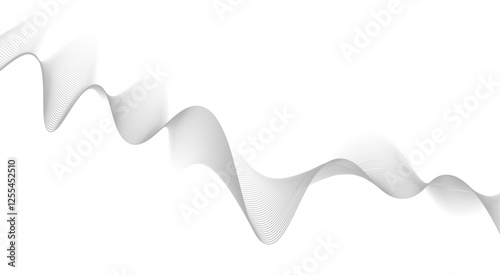 Abstract modern background, curved lines, create the effect of an optical illusion and will successfully complement your design.