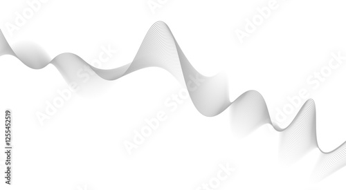 Abstract modern background, curved lines, create the effect of an optical illusion and will successfully complement your design.