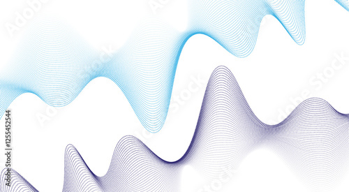Abstract modern background, curved lines, create the effect of an optical illusion and will successfully complement your design.