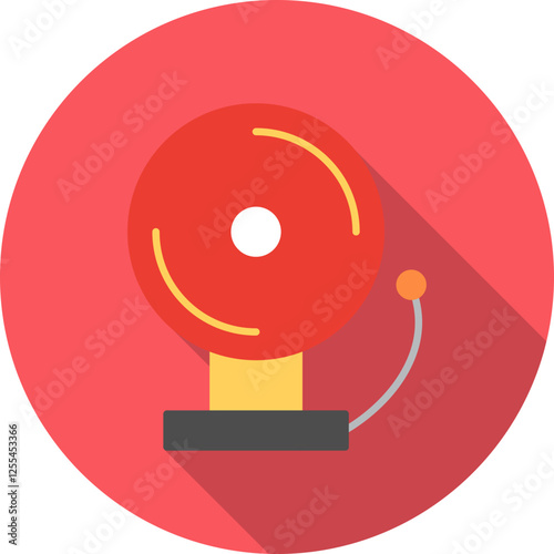 Unique Fire Alarm Vector Icon