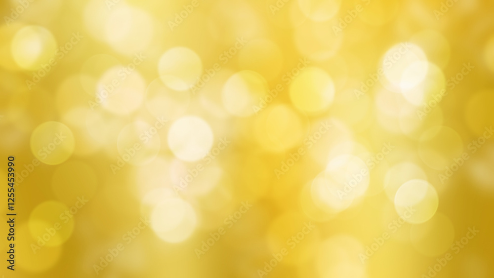 Abstract gold blurred background with bokeh and gold glitter footers Abstract gold blurred background with bokeh and gold glitter footers