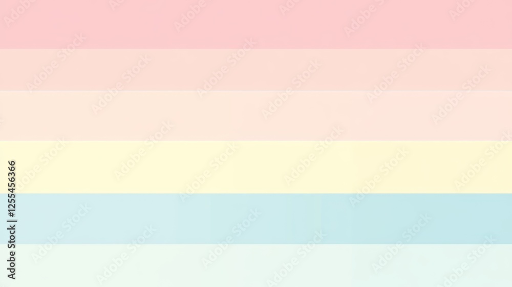 Fototapeta premium Pastel horizontal stripes background.