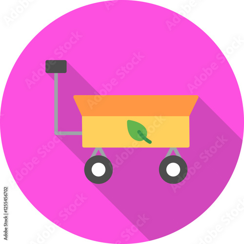 Garden Cart Vector Icon