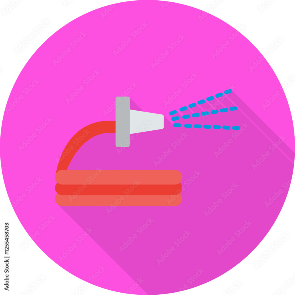 Unique Spraying Water Vector Icon Unique Spraying Water Vector Icon