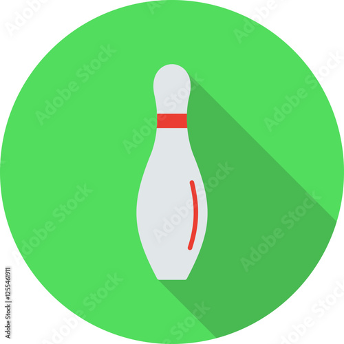 Bowling Pin Vector Icon