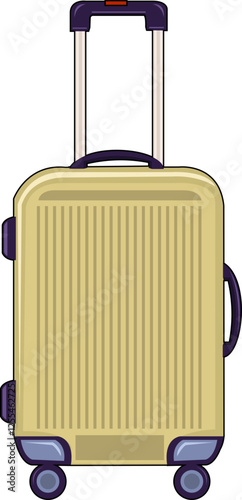 vector illustration of a suitcase
