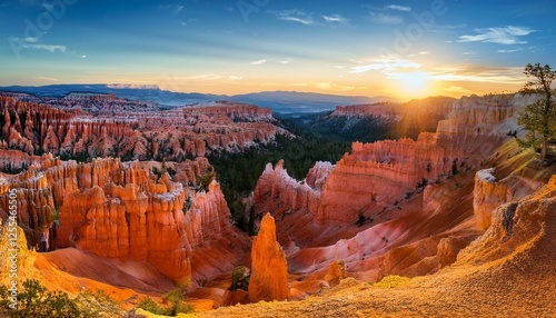 bryce canyon national park at sunrise utah usa