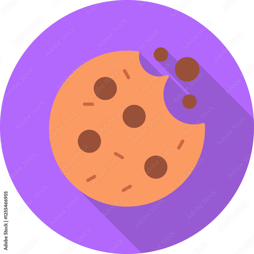Obraz premium Cookie Vector Icon