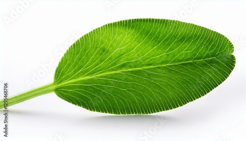 green clover leaf isolated on white background