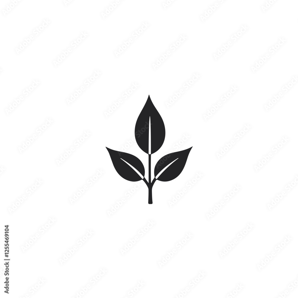 Eco friendly product icon, totally naturel icon, 100% natural icon, no GMO, free of nitrates, free of pesticide icon, Eco-friendly product icon featuring plant leaves in minimalist black silhouette Eco friendly product icon, totally naturel icon, 100% natural icon, no GMO, free of nitrates, free of pesticide icon, Eco-friendly product icon featuring plant leaves in minimalist black silhouette