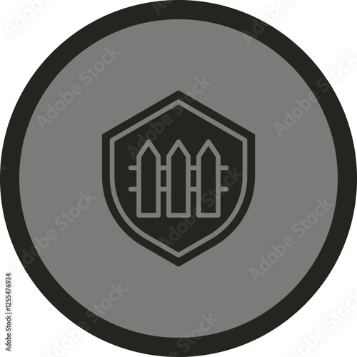 Fotografie Level Crossing Vector Icon Design