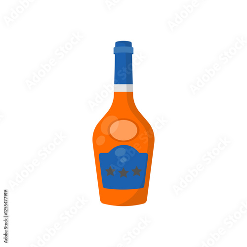 Cognac, Cocktails Vector illustration, Isolated