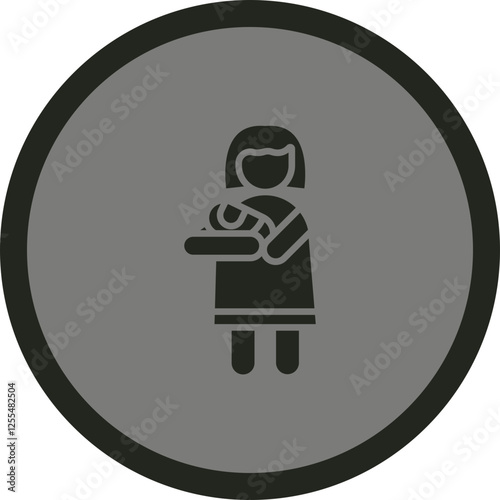 Mother Vector Icon Design photo