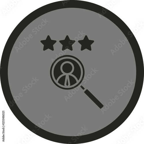 Talent Search Vector Icon Design