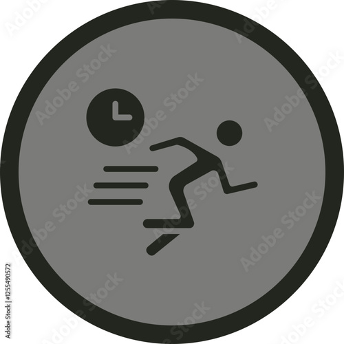 Sprint Vector Icon Design