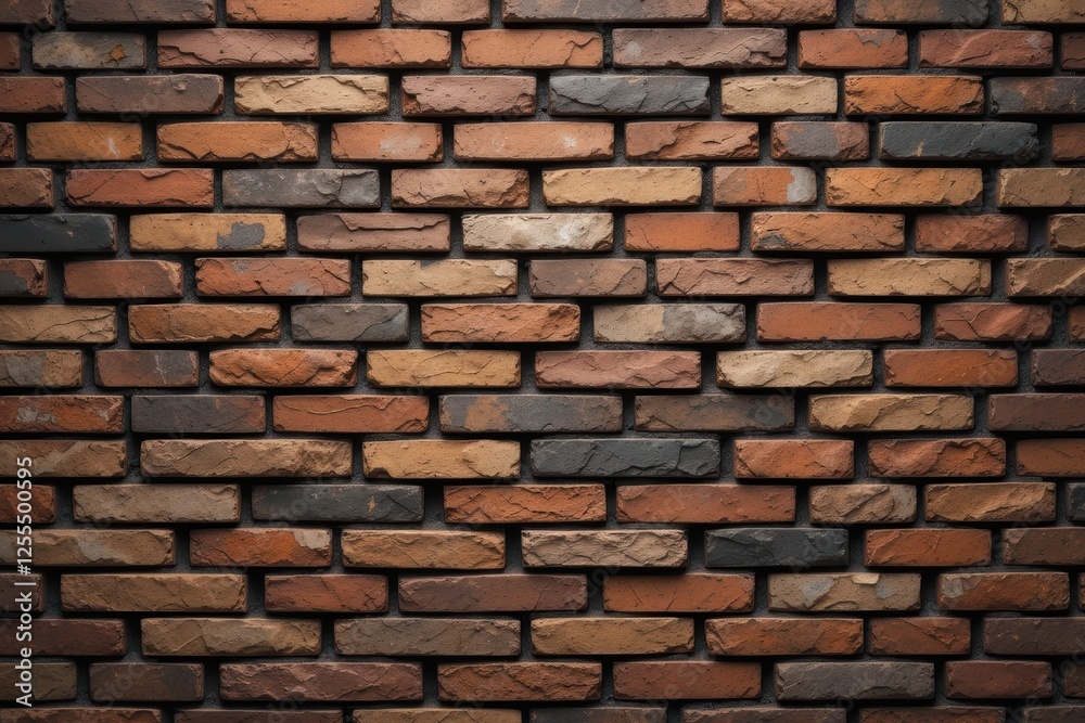 Fototapeta premium Multicolored Brick Wall Texture