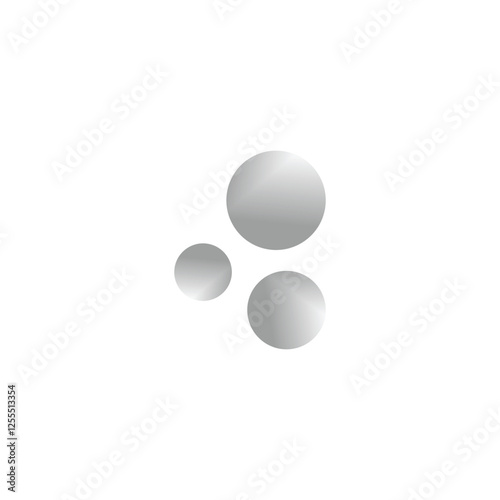 molecules, elements, iron geometric symbol simple logo vector