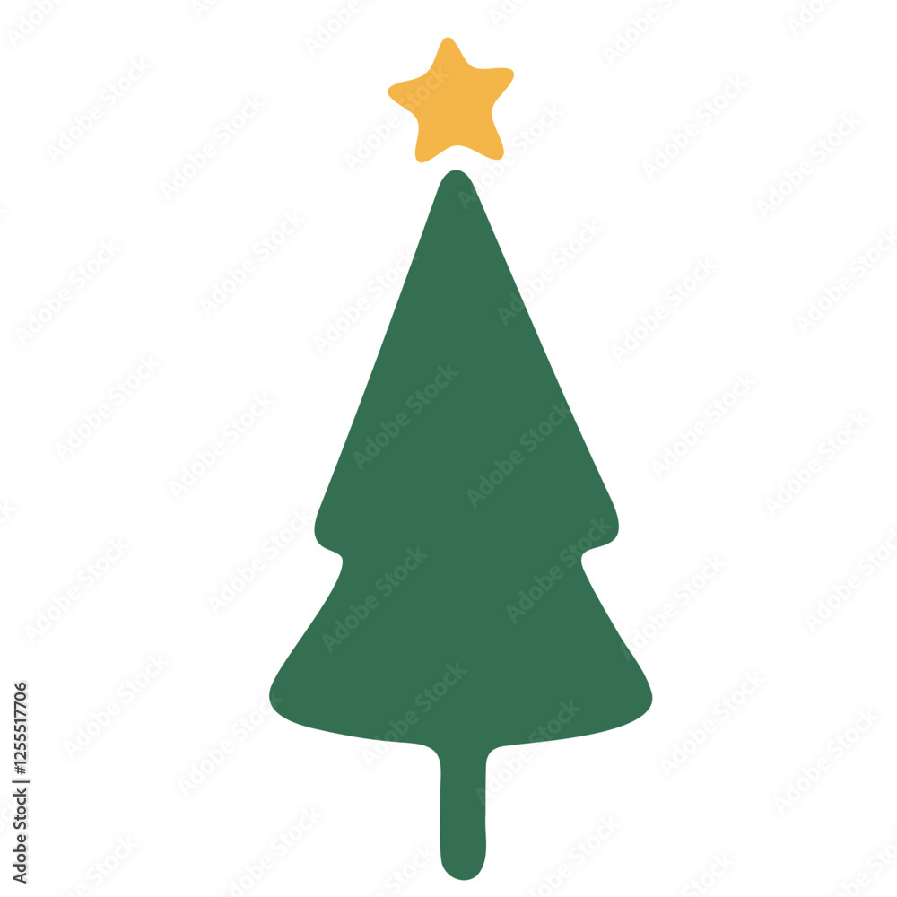 Fototapeta premium green christmas tree