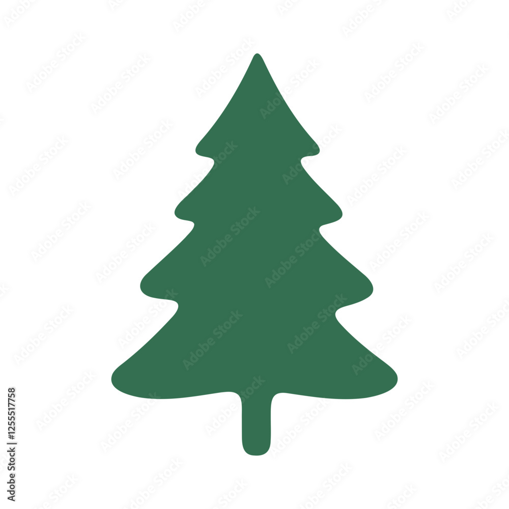 A green pine tree A green pine tree