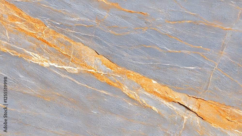 Fototapeta premium Elegant Natural Marble Texture with Golden Veins and Blue Background