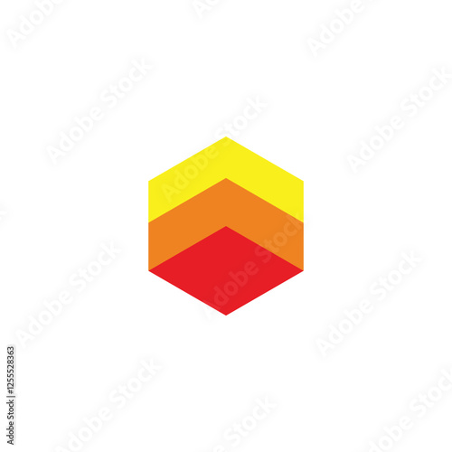 Hexagon, technology, background geometric symbol simple logo vector