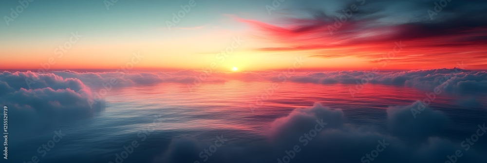 Fototapeta premium A softly blurred gradient fading from muted gray to dusty rose