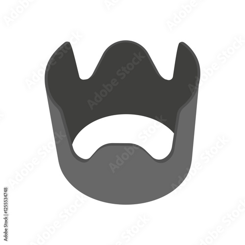 Lens Hood Video Production Vector Illustration, Isolated
