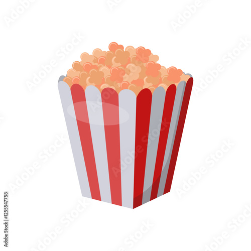 Pop Corn , Autumn Isolated Vector Illustration