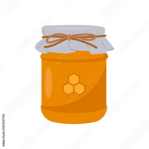Honey , Autumn Isolated Vector Illustration